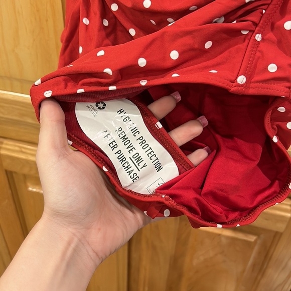 NWT! Niptuck Retro Polka Dot One Piece Swim - Picture 5 of 11